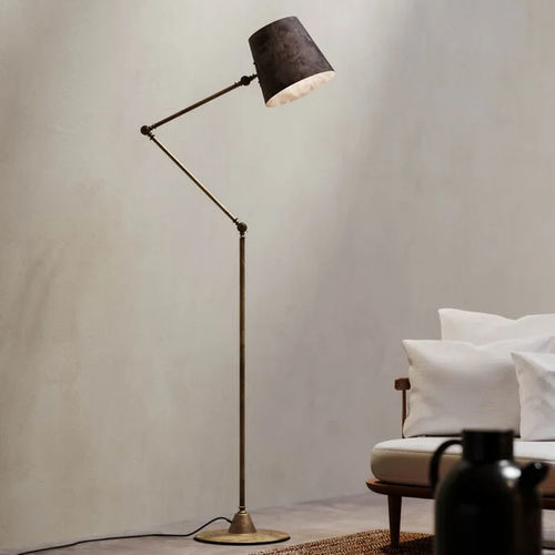 Lampada da terra - REPORTER - IL FANALE - in ottone / in ferro / classica