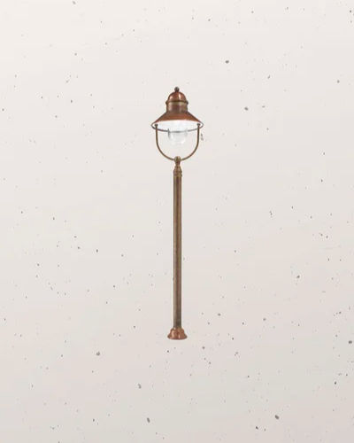 Lampioncino da giardino - Borgo - IL FANALE - classico / in rame / in ottone