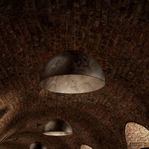 Lampada a sospensione - GALILEO - IL FANALE - in ottone / in ferro / in rame