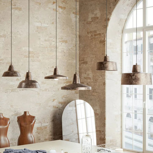 Lampada a sospensione - OFFICINA - IL FANALE - in ferro / classica / con cavo