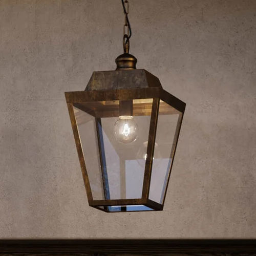 Lampada a sospensione - QUADRO - IL FANALE - in ottone / in vetro / in Plexiglas®