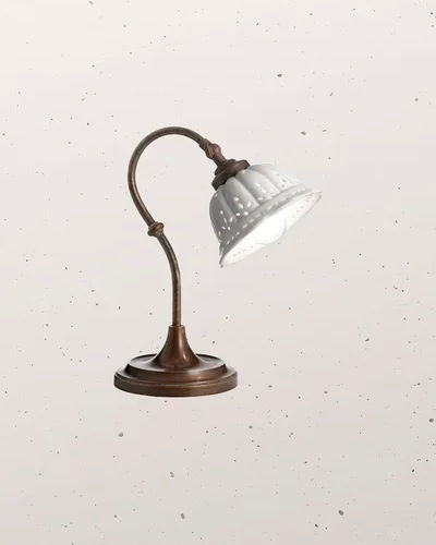Lampada da tavolo - ANITA - IL FANALE - in ottone / in ceramica / classica