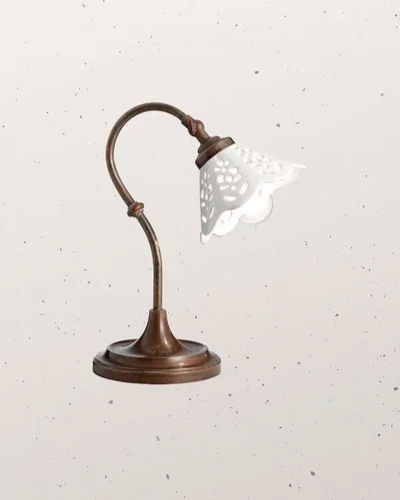 Lampada da tavolo - Fior Di Pizzo - IL FANALE - in ottone / in ceramica / classica