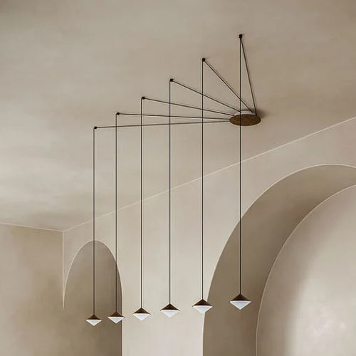Lampada a sospensione - Horizon - IL FANALE - in ferro / in vetro / classica