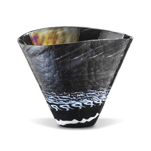 Vaso design originale - CORTINA - Yalo Murano srl - in vetro di Murano / fatto a mano