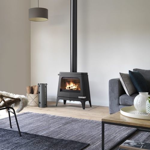 Stufa a legna - TORON - DEVILLE - 8 kW / da appoggio / contemporanea