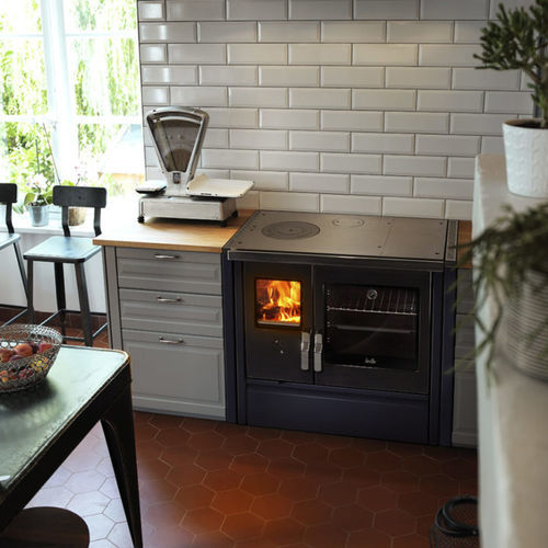 Blocco cottura a legna - MÉLISSE 90 Hydro - DEVILLE - 1  fuoco / 1 forno / classe A