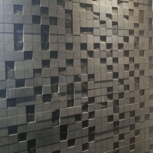 Lastra di paramento in pietra naturale - CUBE - Pizarras J. Bernardos - indoor / 3D / decorativa