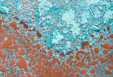Pittura decorativa - COOPER : PATINA - BLUE GREEN 01 - Metalier International Ltd - per muro / aspetto metallico