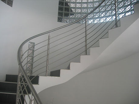 Ringhiera in acciaio inossidabile - Mainardi - a sbarre / da interno / per scala