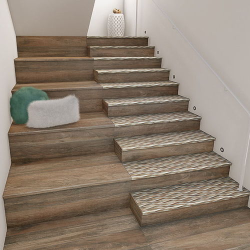 Rivestimento per scalino in gres porcellanato - VERSA  - NATUCER - antiscivolo