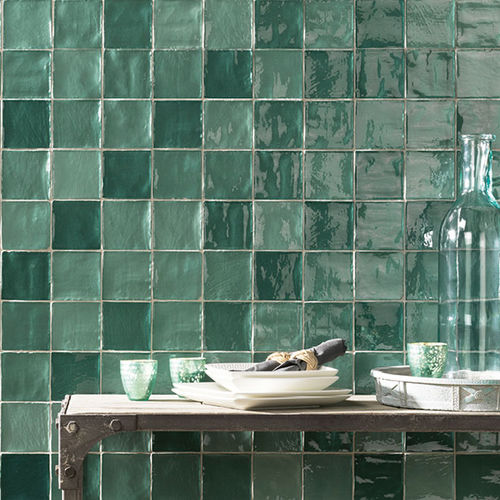 Piastrella in gres porcellanato - STOW MIX - NATUCER - lucida / da interno / da bagno