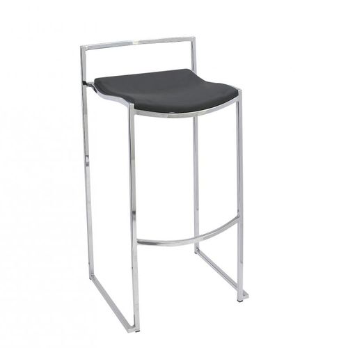 Sgabello da bar contemporaneo - STILETTO - METAFOX - con supporto in acciaio inossidabile / impilabile / contract