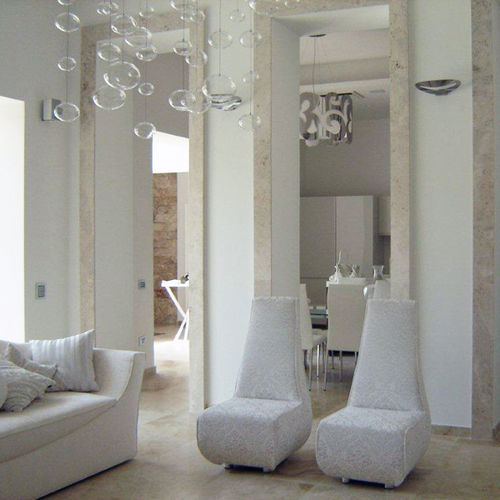 Cornice di porte in pietra naturale - Arredo di Pietra srl - in travertino / decorativa