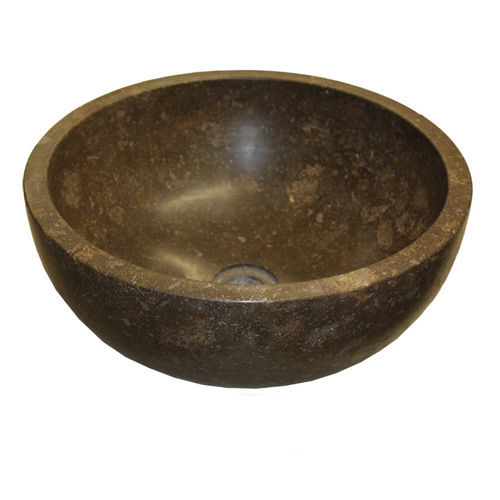 Lavabo da appoggio - Arredo di Pietra srl - in pietra naturale / in travertino / su misura