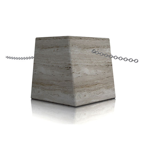 Dissuasore di sicurezza - eco - Arredo di Pietra srl - amovibile / in travertino / ad alta resistenza