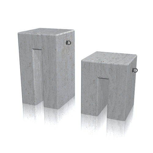 Dissuasore di sicurezza - bridge - Arredo di Pietra srl - amovibile / in travertino / ad alta resistenza