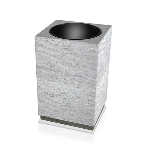 Portarifiuti pubblico - bino - Arredo di Pietra srl - in pietra naturale / in travertino / ad alta resistenza