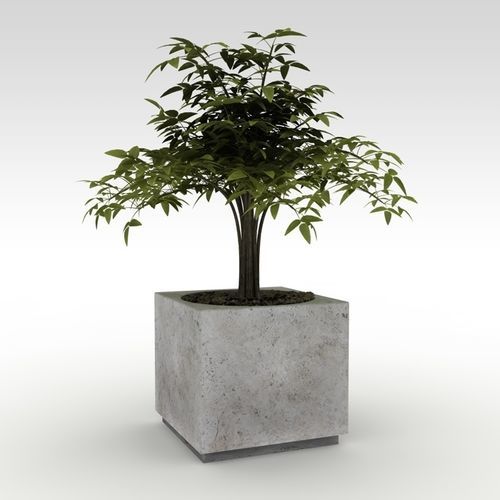 Fioriera in pietra naturale - basic - Arredo di Pietra srl - in travertino / quadrata / ad alta resistenza