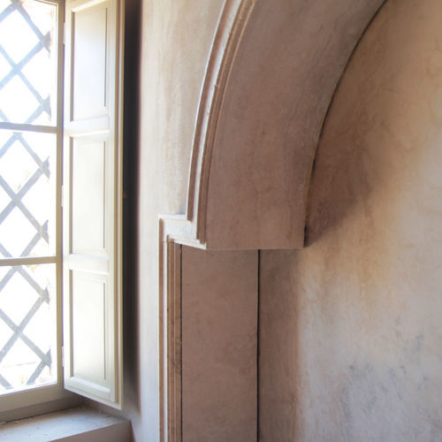 Modanatura in travertino - Arredo di Pietra srl - d'angolo / dritta / ad arco