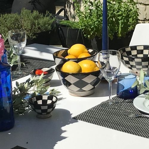 Insalatiera - BLACK AND WHITE - TERRE ET METAL