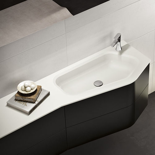 Mobile lavabo sospeso - LATITUDINE_01 - GB GROUP S.R.L. - in composito / contemporaneo / laccato
