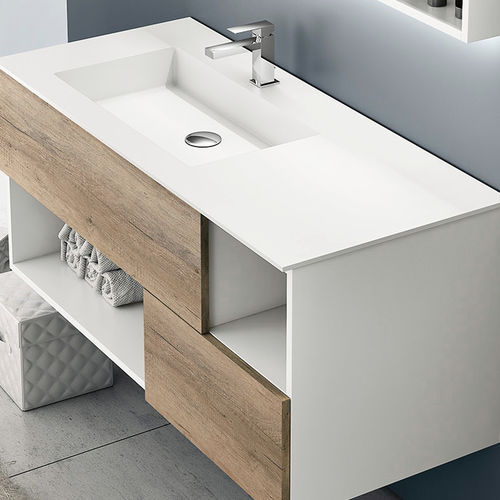 Piano lavabo in composito - TOP_TOP TECNOPLAN FINITURA OPACA - GB GROUP S.R.L.