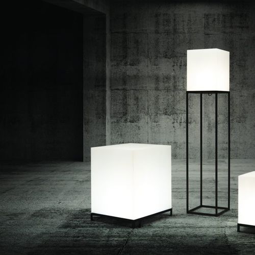 Lampada da pavimento - STAR CUBE - ZEUS - in acrilico / in resina / contemporanea