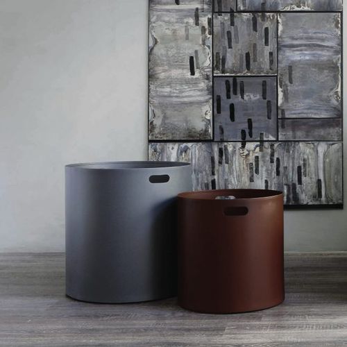 Vaso da giardino in metallo - RUSTY POT - ZEUS - rotondo