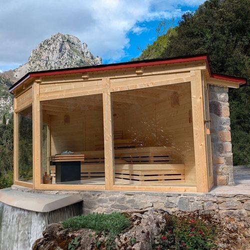 Sauna finlandese - INTERVAP EUROPA SLU - per hotel / per spa / in picea