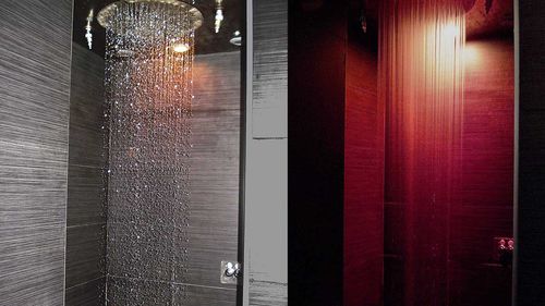 Doccia all'italiana - THREE-SEASON  - INTERVAP EUROPA SLU - in acciaio / per spa / per sauna