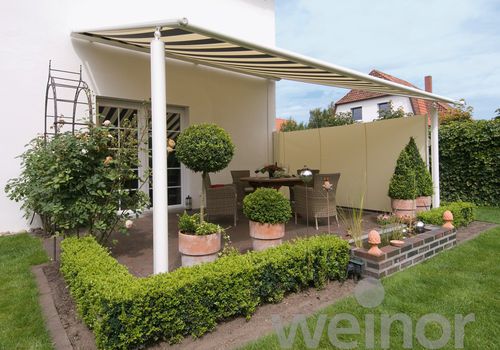 Paravento da terrazza contemporaneo - PARAVENTO - Weinor - in alluminio / in tela / contract