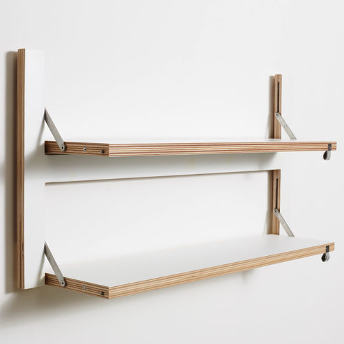 Mensola - FL&Auml;PPS 80&times;40-2 - AMBIVALENZ - contemporaneo / in betulla / in legno compensato