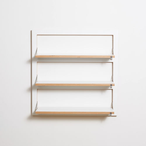 Mensola - FL&Auml;PPS 80&times;80-3 - AMBIVALENZ - modulare / contemporaneo / in betulla
