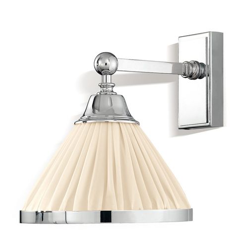 Applique classica - BROOKLYN - ZONCA SPA - da interno / in cromo / in tessuto