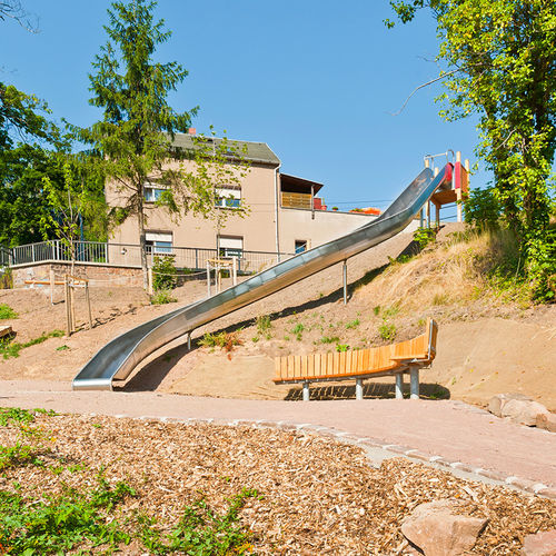 Scivolo girevole - MITTWEIDA - atlantics GmbH - per parco giochi / in acciaio inossidabile