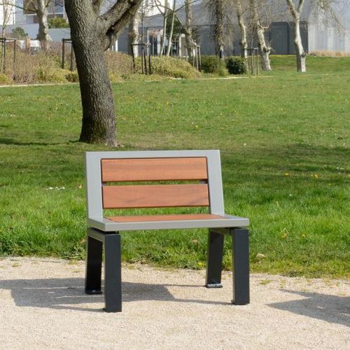 Poltrona urbana contemporanea - ZÉO  - univers & cité | mobilier urbain - in legno / in acciaio / per spazi pubblici