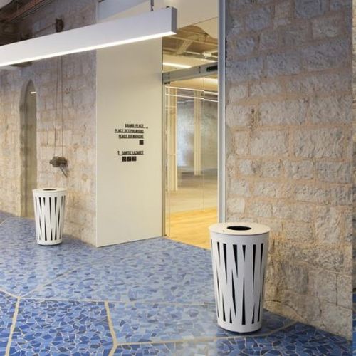 Portacenere in acciaio - EVOLUTION - univers & cité | mobilier urbain - in acciaio inossidabile / da esterno / per spazio pubblico