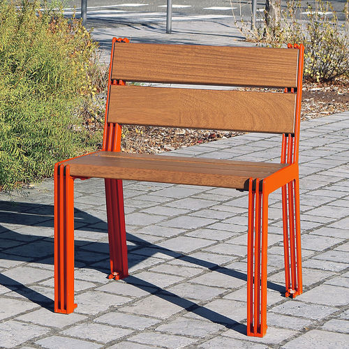 Poltrona urbana contemporanea - ARLO - univers & cité | mobilier urbain - in legno / in acciaio termolaccato / per spazi pubblici