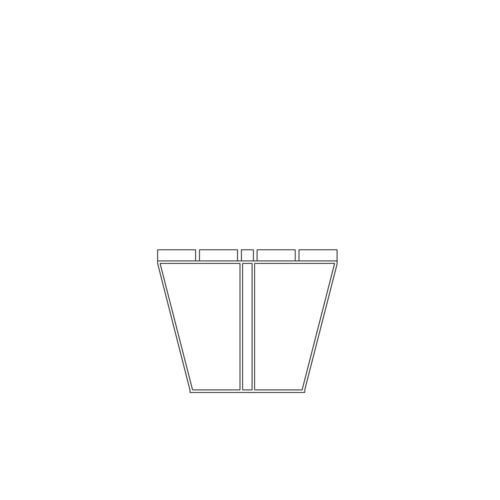 Divanetto imbottito contemporaneo - KYMO - univers & cité | mobilier urbain - in legno / con supporto in acciaio / in acciaio