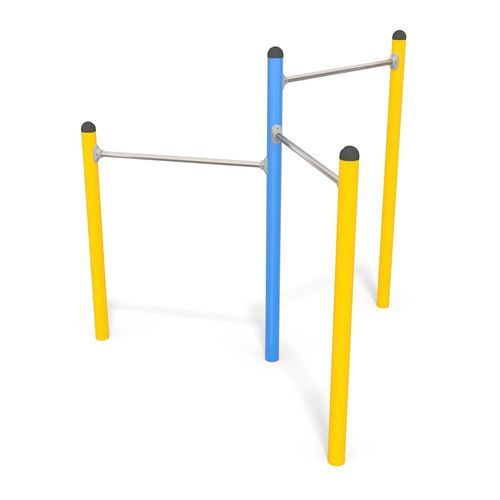 Barra di trazione tripla - 1118 - BUGLO Sp.zo.o. - in acciaio / da esterno / per percorso vita
