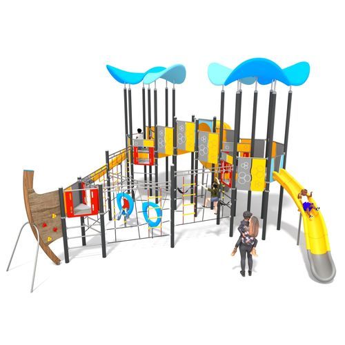 Struttura ludica per parco giochi - 1213 - BUGLO Sp.zo.o. - in legno / in HDPE / modulare