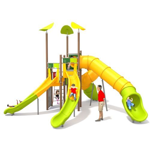 Scivolo multiplo - 1217 - BUGLO Sp.zo.o. - dritto / girevole / per parco giochi