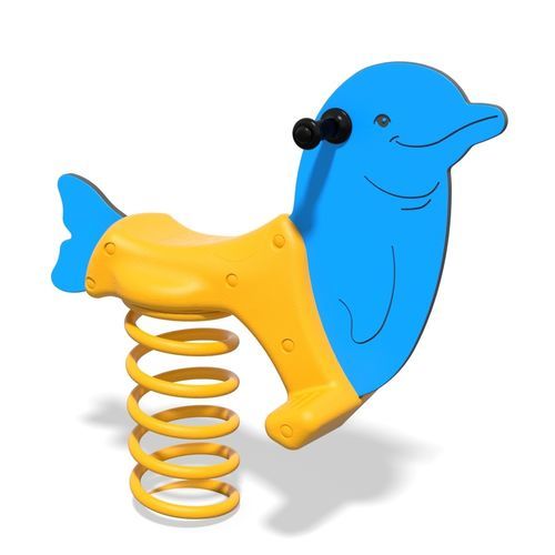 Gioco a molla in metallo - 5103 - BUGLO Sp.zo.o. - in HDPE / animale / monoposto