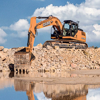 Escavatore intermedio - CX210D  - Case Construction - cingolato / per cantiere / diesel