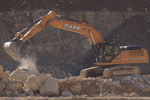 Escavatore cingolato - CX370D - Case Construction - per cantiere / diesel / Tier 4