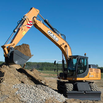 Escavatore intermedio - WX188 - Case Construction - gommato / Tier 3 / per cantiere