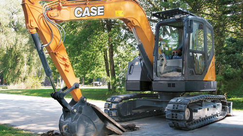 Escavatore midi - CX75C SR - Case Construction - cingolato / per cantiere / diesel