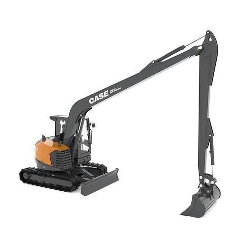 Escavatore intermedio - CX120E LR - Case Construction - cingolato / a lunga portata / diesel