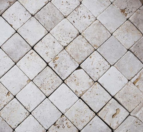 Pavé in pietra naturale - TRAVERTINE - Cave Gontero s.r.l. Unipersonale - carrabile / per spazio pubblico
